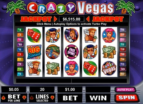 Crazy Vegas - RTG Progressive Slot