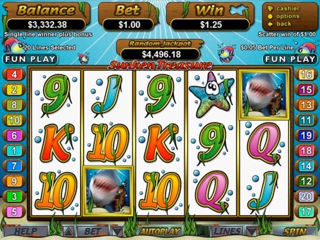 Nevada Jackpot - Sunken Treasure Slot