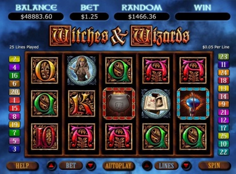 Witches and Wizards - RTG Progressive Slot