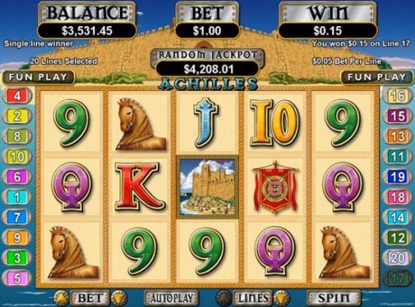 Achilles - RTG Progressive Slot