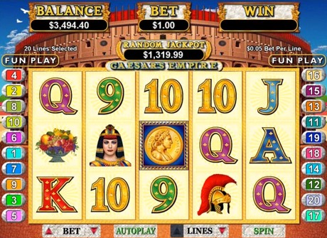 Paris Jackpot - Caesar's Empire Slot