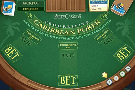 Play Caribbean Poker Party