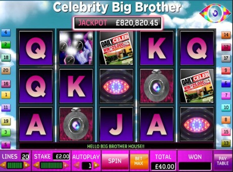 Celebrity Big Brother Slot