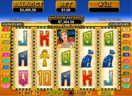 Upper East Jackpot - Cleopatra's Gold Slot