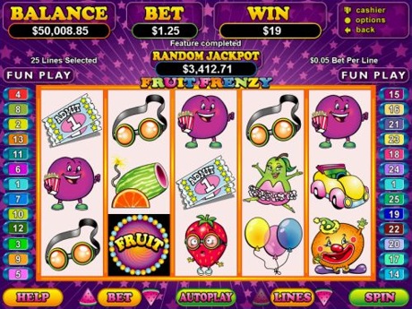 Fruit Frenzy - RTG Progressive Slot