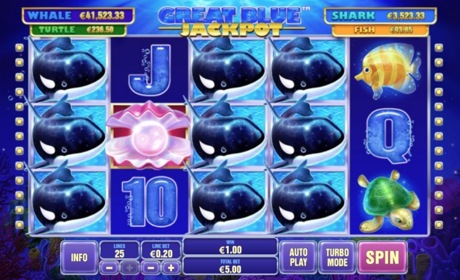Play Great Blue Jackpot Slot now