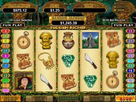 Hidden Riches - RTG Progressive Slot