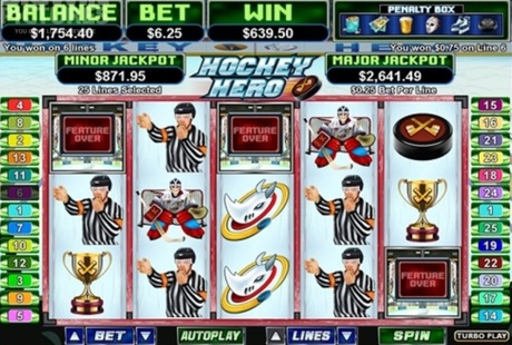 Hockey Hero - RTG Progressive Slot