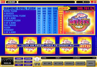 Play Jackpot Deuces at Wild Jack Online Casino