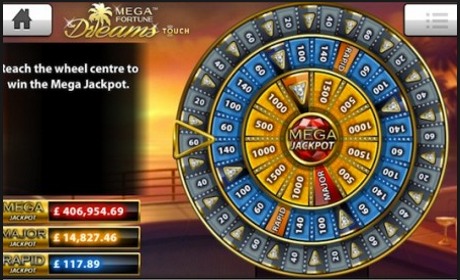 Mega Fortune Dreams Bonus Wheel