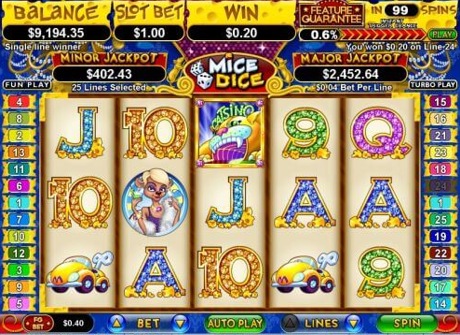 Mice Dice - RTG Progressive Slot