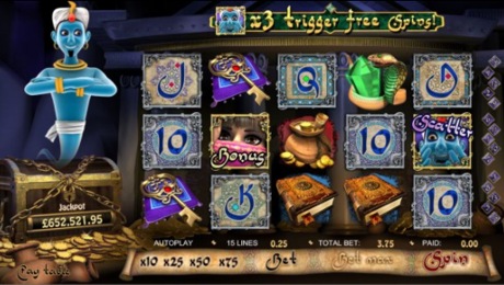 Millionaire Genie 5 Reel Slot