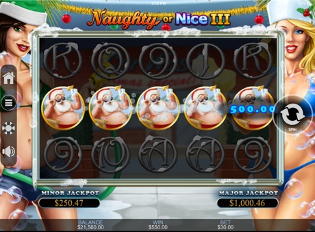 Naughty Or Nice III - RTG Progressive Slot