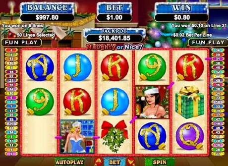 Naughty Or Nice? - RTG Progressive Slot