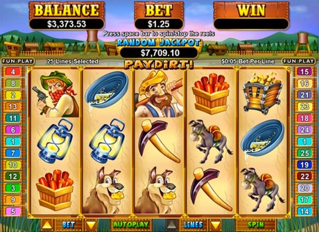 PayDirt - RTG Progressive Slot