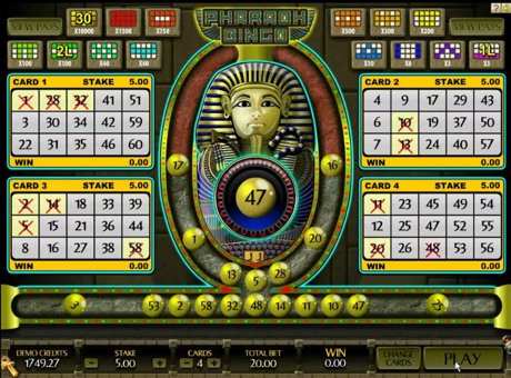 Pharaos Bingo Slot
