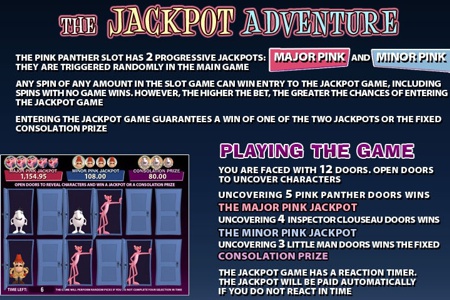 Pink Jackpot rules