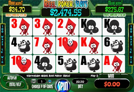 Play Reel Poker Slots Now