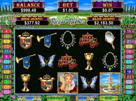 Regal Riches - RTG Progressive Slot