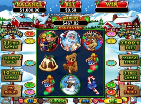 Santastic - RTG Progressive Slot