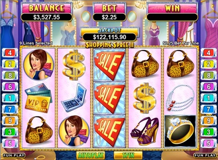 Shopping Spree II - RTG Progressive Slot