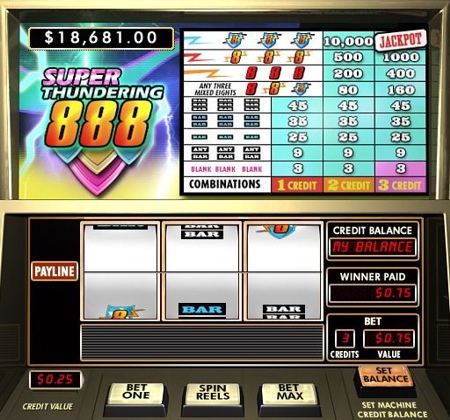 Super Thundering 888 Slot