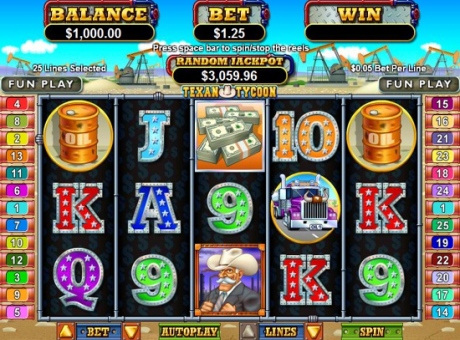 Texan Tycoon - RTG Progressive Slot