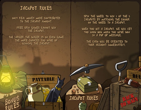 The Big One Jackpot Rules