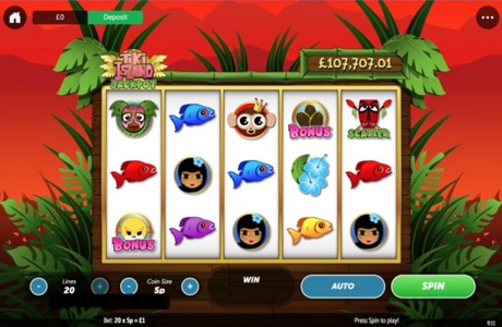 Tiki Island Progressive Slot