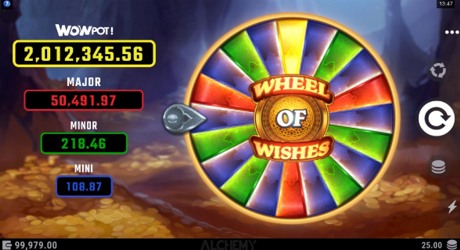 Wheel of Wishes Jackpot Feature